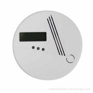 Self-checking Carbon Monoxide Co Alarm Detector With Lcd Displayer